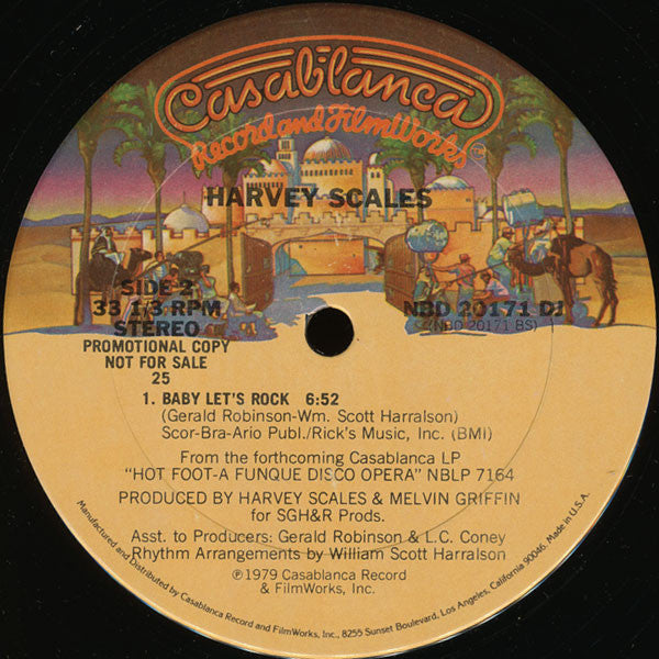 Harvey Scales : Rock Your Body (12", Single, Promo)