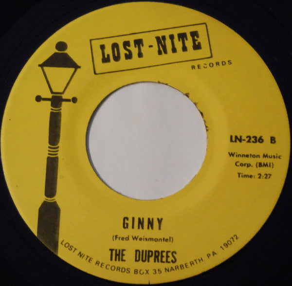 The Duprees : My Own True Love (7", RE)