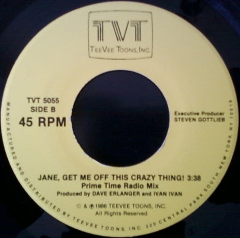 Unknown Artist : The Jetsons Main Title / Jane Get Me Off This Crazy Thing! (7")