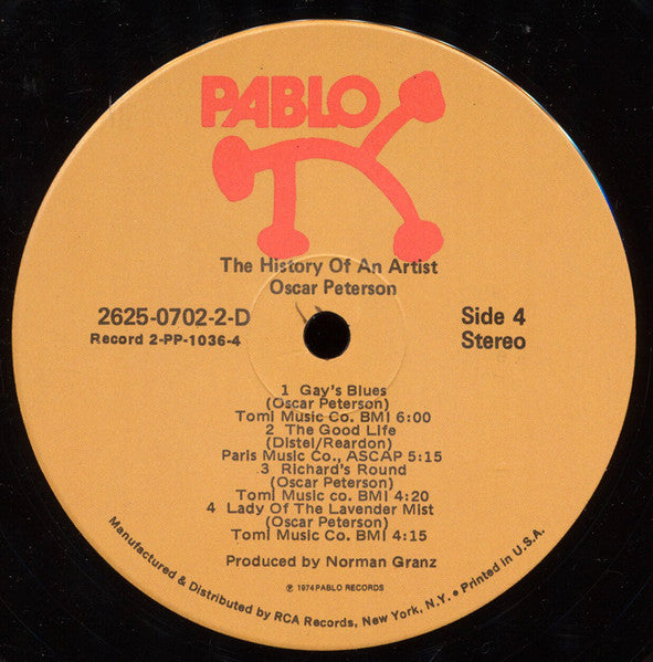 Oscar Peterson : The History Of An Artist (2xLP, Album)