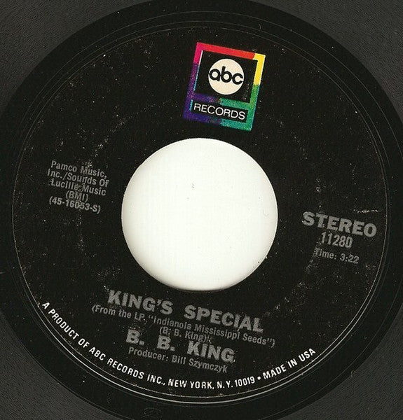 B. B. King* : Chains And Things (7", Styrene)