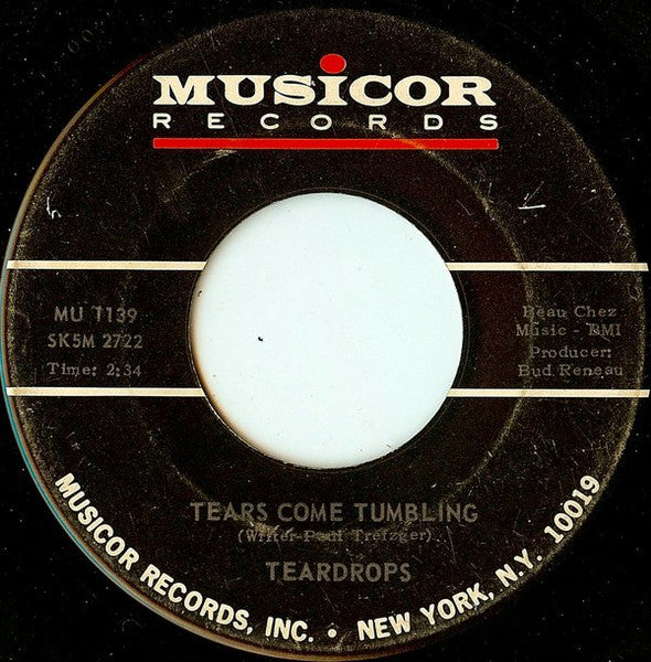 Teardrops* : You Won't Be There (7", Single, Roc)