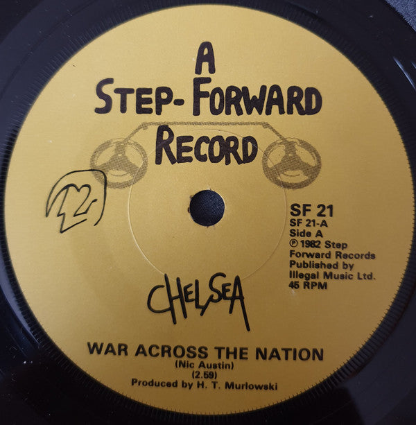 Chelsea (2) : War Across The Nation (7", Single)