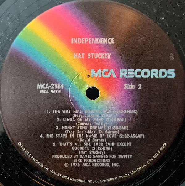 Nat Stuckey : Independence (LP, Album, Glo)