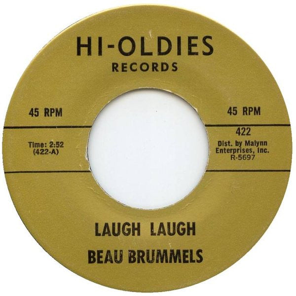 The Beau Brummels : Laugh, Laugh (7", Single, RE)