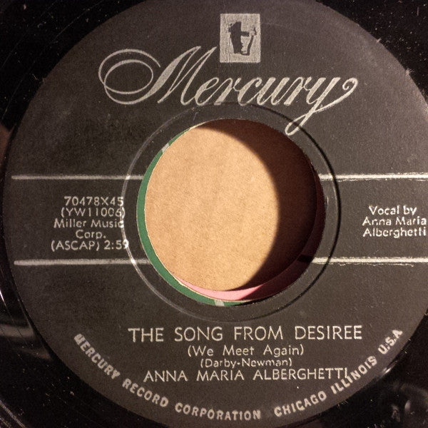 Anna Maria Alberghetti : Kiss, Kiss, Kiss (7")