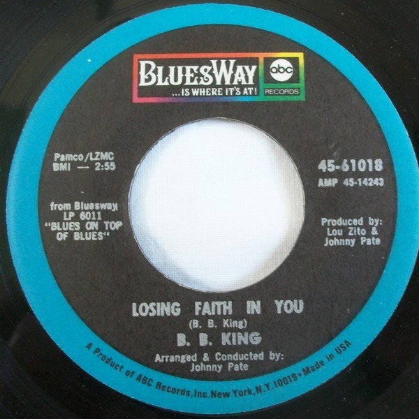 B.B. King : I'm Gonna Do What They Do To Me (7", Single)
