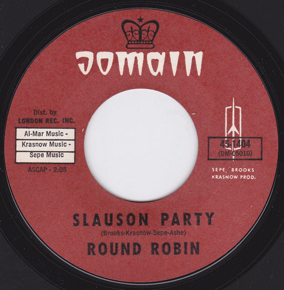 Round Robin : Kick That Little Foot Sally Ann (7", Single, Styrene, Mon)