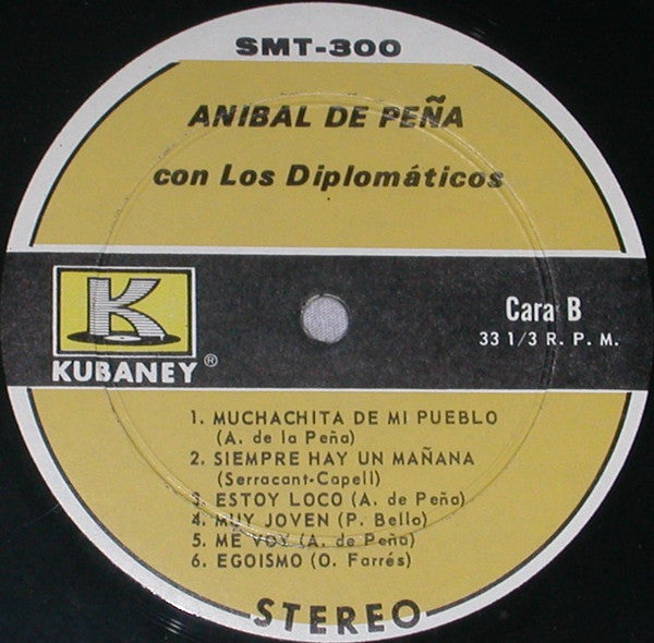 Anibal De Peña Con Los Diplomaticos (2) : Virgen Negra (LP, Album)