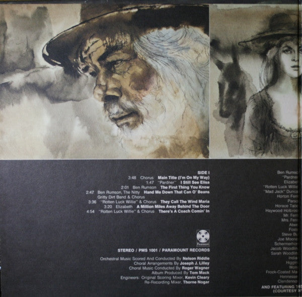 Various : Paint Your Wagon: Music From The Soundtrack (LP, Album, Mon)