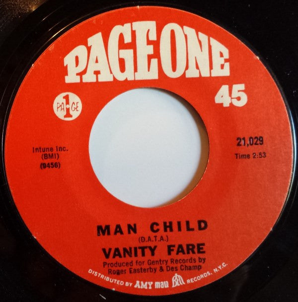 Vanity Fare : Hitchin' A Ride (7", Single, Mon)