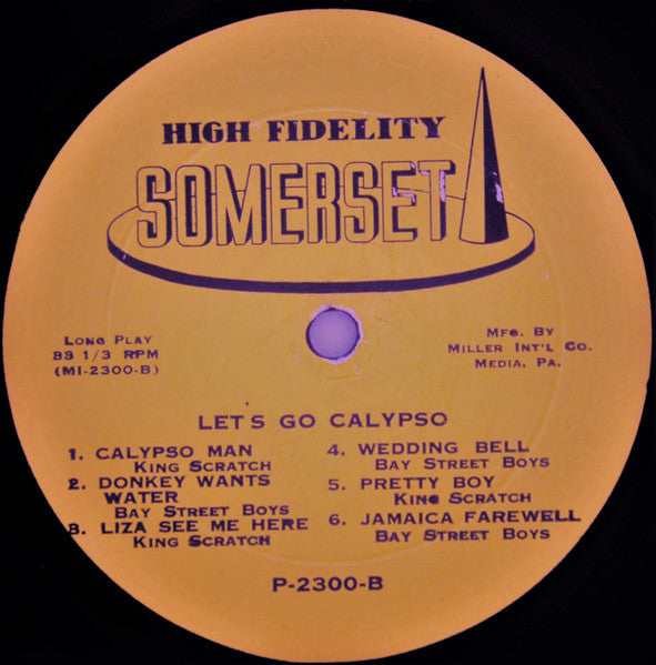 King Scratch (2) And The Bay Street Boys : Let's Go Calypso (LP, Album, Mono)