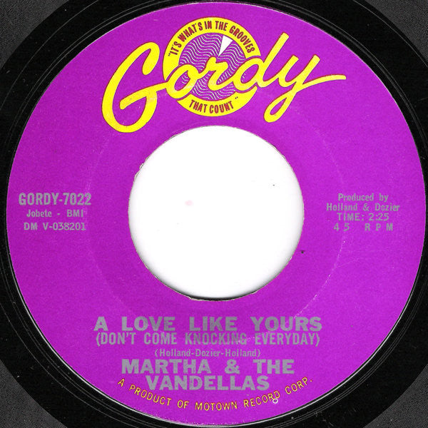 Martha & The Vandellas* : Heat Wave (7", Single, Styrene, Mon)