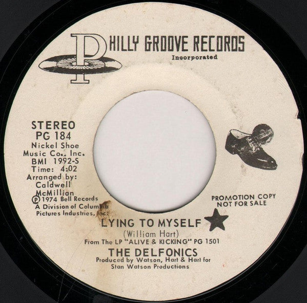 The Delfonics : Lying To Myself (7", Mono, Promo)