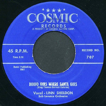 Linn Sheldon : Boofo Goes Where Santa Goes / Rabbits Have A Christmas (7", Single, Mono)