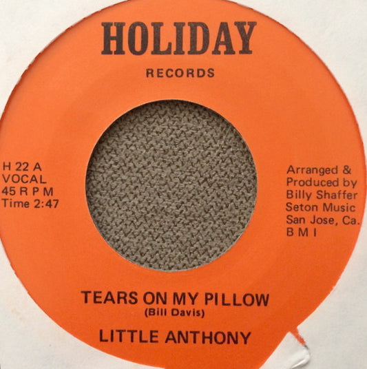 Little Anthony / Eddie Holman : Tears On My Pillow / Hey There Lonely Girl (7", Single, Unofficial)