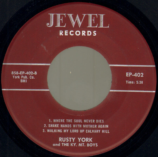 Rusty York And The Kentucky Mountain Boys (2) : If I Could Hear My Mother Pray Again (7", EP)
