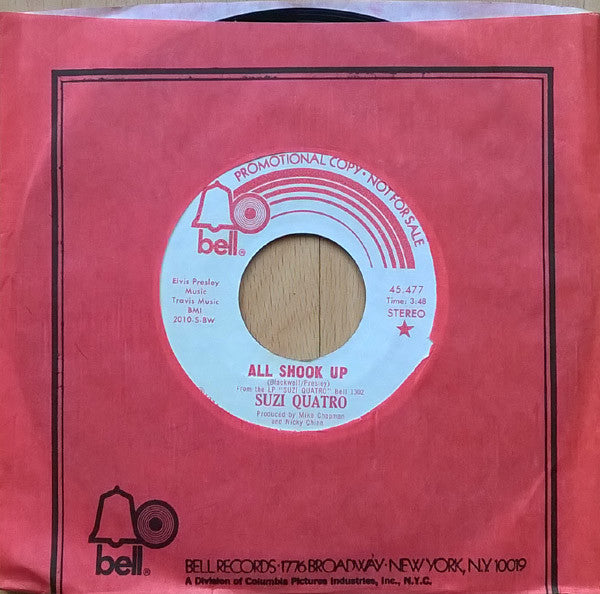 Suzi Quatro : All Shook Up (7", Single, Mono, Promo)