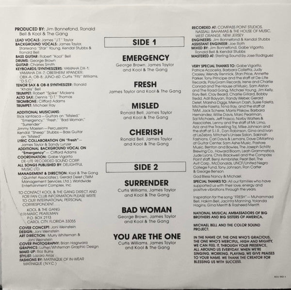 Kool & The Gang : Emergency (LP, Album, 53 )