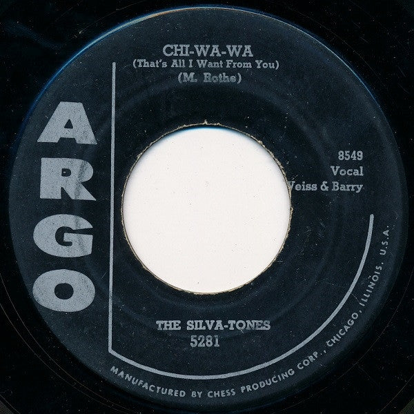 The Silva-Tones : Chi-Wa-Wa (That's All I Want From You) / Roses Are Blooming (7", Single)