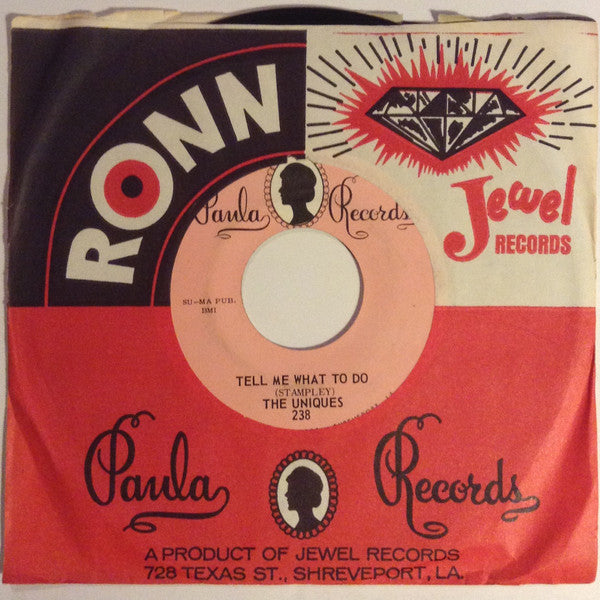 The Uniques (2) : All These Things (7", Single)