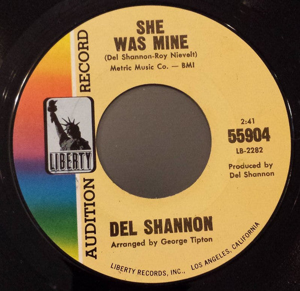 Del Shannon : Under My Thumb (7", Promo)