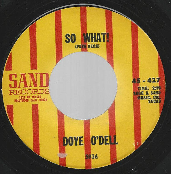 Doye O'Dell : You're Lonely, He's Left, I'm Right (7", Single)