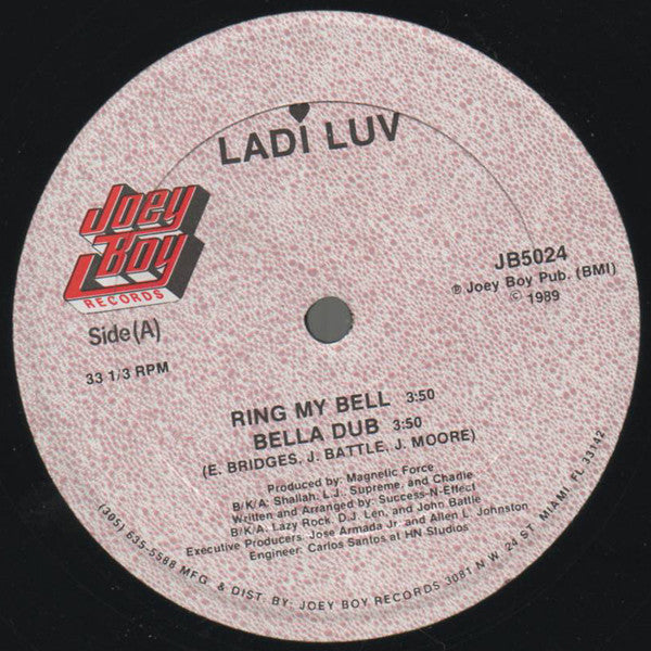 Ladi Luv : Ring My Bell (12")