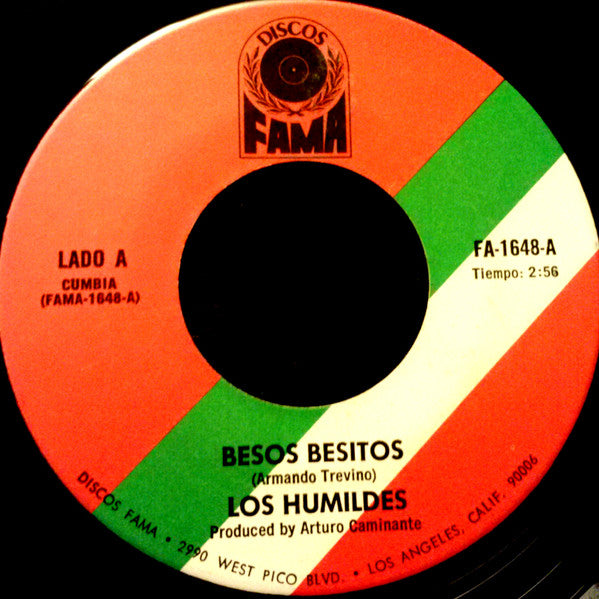 Los Humildes : Besos Besitos / Te Perdi La Fe (7")