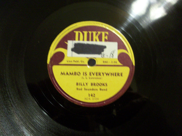 Billy Brooks (4), Red Saunders Band : Mambo Is Everywhere / Song Of The Dreamer (Shellac, 10")
