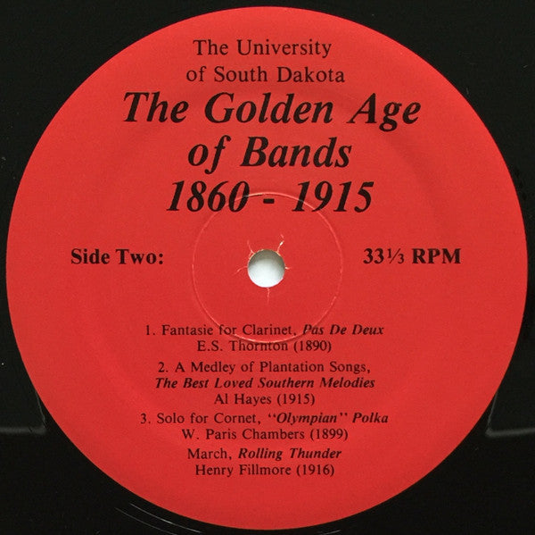 The Golden Age Of Bands 1860-1915* : The Golden Age Of Bands 1860-1915 (LP, Album)