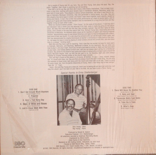 Ray Young (4), Dick Young (5) : Think Young (LP, Album)