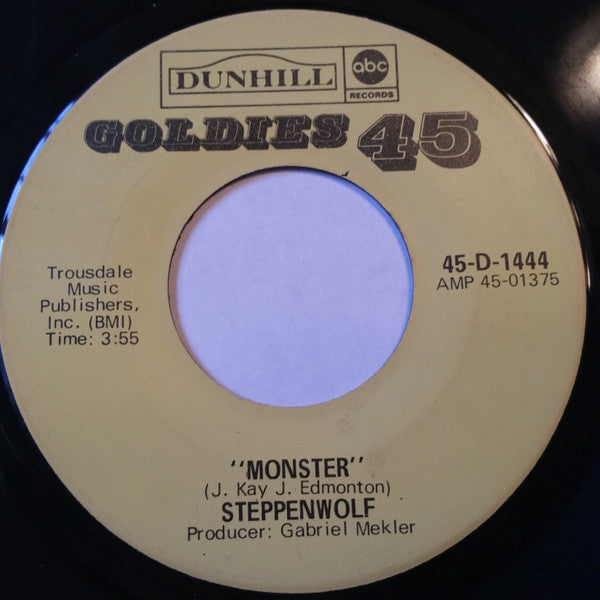 Steppenwolf : Monster (7", Single)