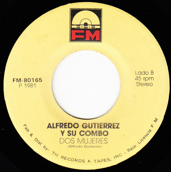 Alfredo Gutierrez Y Su Combo* : La Carta No. 3 (7", Single)