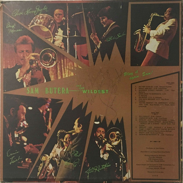 Sam Butera And The Wildest : Play It Again, Sam! (LP, Album)