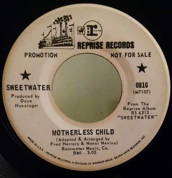 Sweetwater : Motherless Child / Why Oh Why (7", Promo)