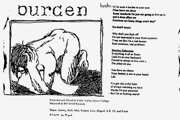 Burden (8) : Burden (7")