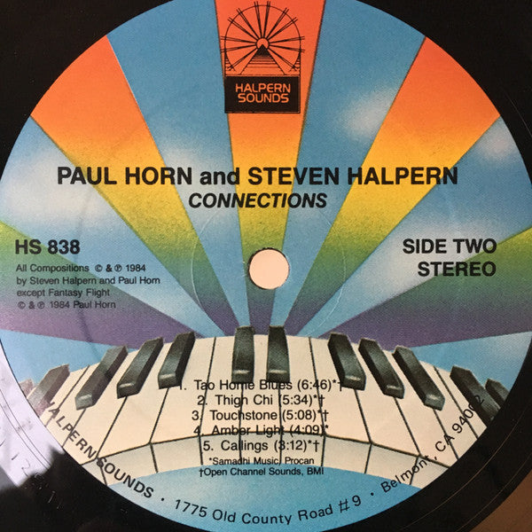 Paul Horn / Steven Halpern : Connections (LP, Album, M/Print)