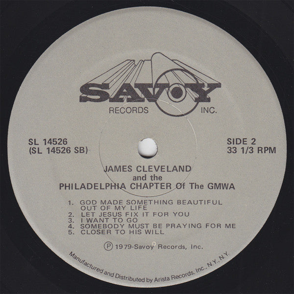 Rev. James Cleveland, The Philadelphia Mass Choir Of The GMWA : The Promise (LP)