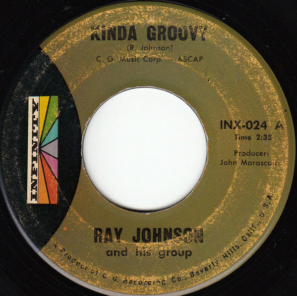 Ray Johnson And His Group : Kinda Groovy (7", Single)