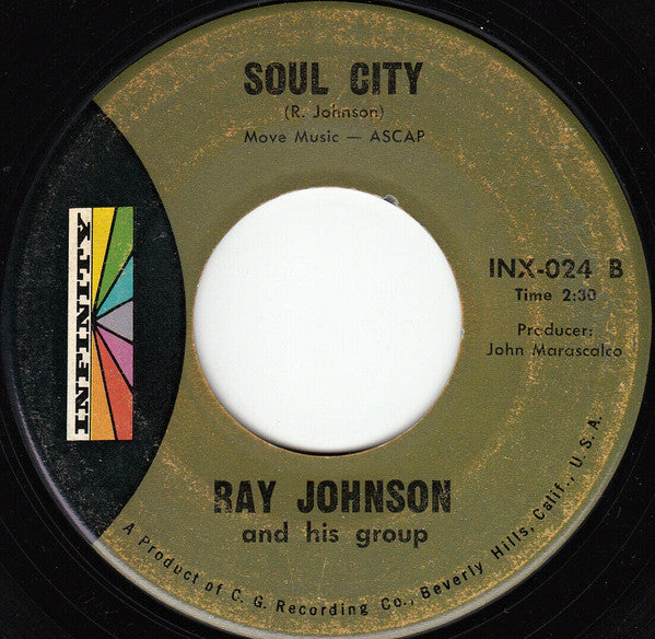 Ray Johnson And His Group : Kinda Groovy (7", Single)