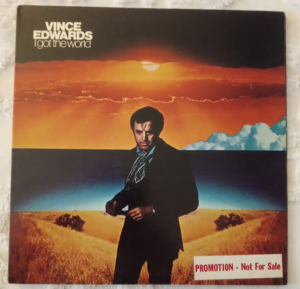 Vince Edwards (2) : I Got The World (LP, Album, Promo, Gat)
