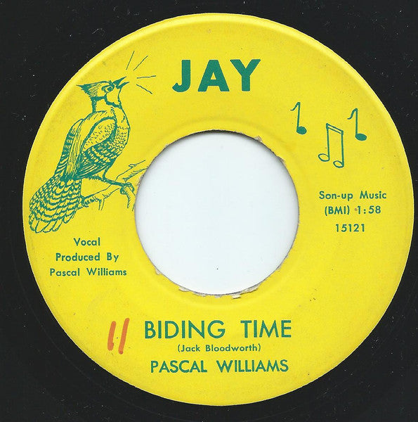 Pascal Williams : Crazy In Love / Biding Time (7")