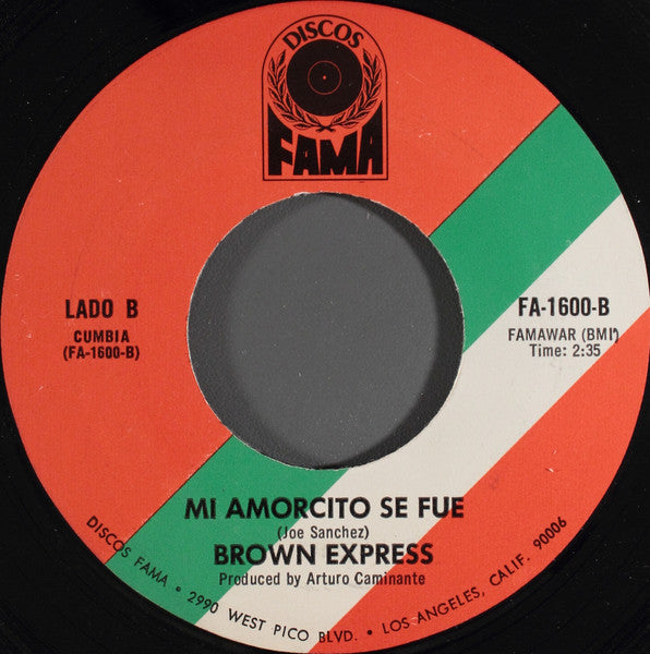 Brown Express : La Carta Mia (7")