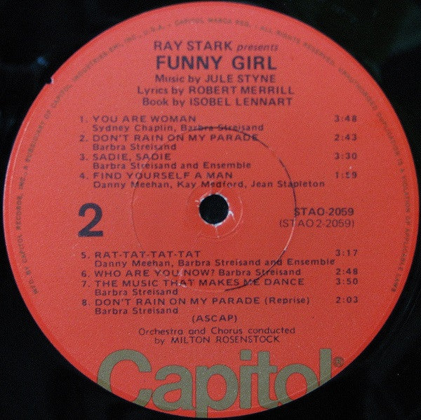 Ray Stark Presents Barbra Streisand, Sydney Chaplin : Funny Girl (Original Broadway Cast) (LP, Album, RE, Los)