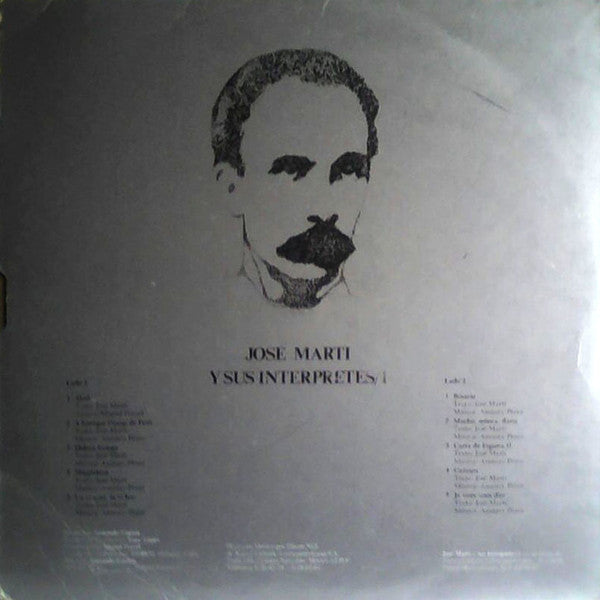 Amaury Pérez : Jose Marti Y Sus Interpretes/1 (LP, Album, Gre)