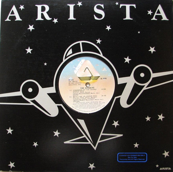 The Members : Going West (12", Promo)