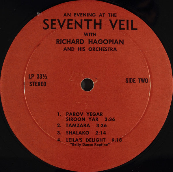 Richard Hagopian And His Orchestra : An Evening At The Seventh Veil (LP)