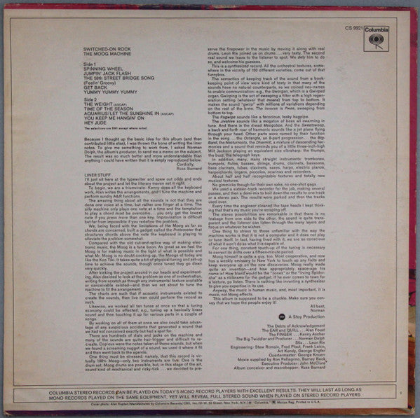 The Moog Machine : Switched-On Rock (LP, Album, Pit)