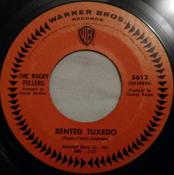 The Rocky Fellers : Rented Tuxedo / Two Steps Downstairs In The Basement (7", Single)
